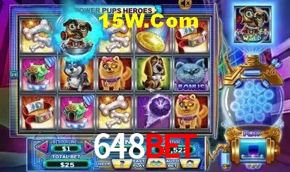 Interface moderna da plataforma 648Bet